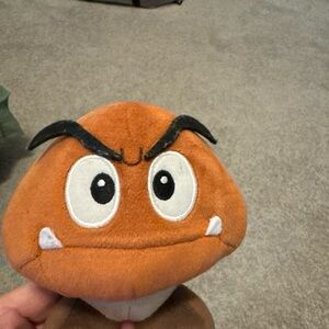 Nintendo Super Mario Orange Brown Plush Character 6”